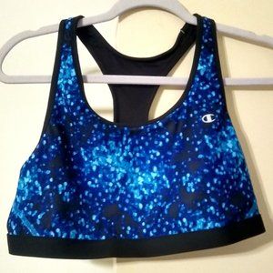 Champion Women's Double Dry Absolute Racerback Sports Bra w/ Compression Fabric